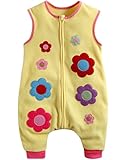 [VaenaitBaby]キッズ男の子ベービーブランケット毛布フリースウール寝袋スリーパーパジャマスリーブバッグYellow Flower L