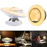 Creazyポータブル360 ° UFO形状センサーライトMotion Activated LEDコードレスNight Light