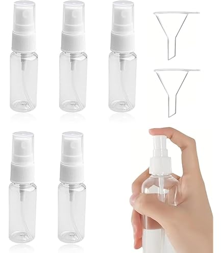 Amazon.co.jp: スプレーボトル 真空式 5本セット 詰め替え ミスト噴射