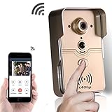 KAREye Smart Home WiFi Remote Video Door Phone Intercom Doorbell Camera HD 720P Support P2P Alarm IR
