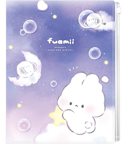 mimiページ Amazon | カミオジャパン クリアファイル ファスナー付き6P