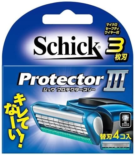 Amazon.co.jp: シック Schick プロテクタースリー 3枚刃 替刃 (8コ入