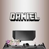 壁ビニールデカールホームデコレーションアートステッカー3dパーソナライズ名Boy Girl GamerビデオGame Studio Teen Nursery Play部屋リムーバブルスタイリッシュMu