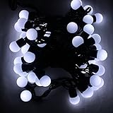 SAILUN 30球 LED小さなボールストリング LEDイルミネーションライト　結婚式、ホームパーティー　お誕生日パーティー　クリスマスなどに最適 電飾　 (ホワイト)