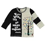 （ショコラ）chocola Tシャツ男の子/長袖/ロンT 80 クロ