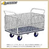 アサカコウギョウ 金象印 キャリーラックジャンボエース金網付 フットブレーキ付 車輪径150mm #709153 [A130528]