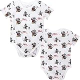 【ディズニー】 Disney Paris ミッキー ミニー 半袖ロンパース 60cm 0~3ヶ月 白 パリ DLP 海外ディズニー限定