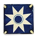 【B'stile】絵画のような壁タイル「メキシコタイル」CMT-I3（陶器質｜100mm角｜屋外壁/屋内壁用）1枚