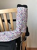 エルゴ　抱っこ紐よだれﾊﾟｯﾄﾞ/よだれカバー・首回りﾊﾟｯﾄﾞ　２点セット　小花柄紫
