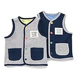 mother goose (マザーグース ) ベスト (70～80cm) キムラタンの子供服 (11540-181a) モクグレー 70