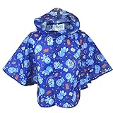 子供 合羽 レインコート ポンチョ ドラえもん DORAEMON 雨合羽 雨具 保育園 男の子 fo-47e209 80-100cm ブルー