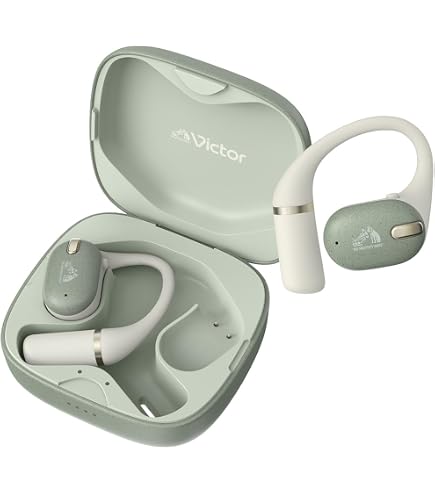Amazon.co.jp: JVC Kenwood Victor HA-NP1T-GN Wireless Earbuds Salty