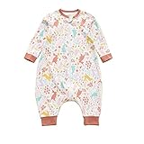 NinkyNonk Toddler Cotton Sleepsack Wearable Blanket Spring Pink,2.5T-5T by NinkyNonk