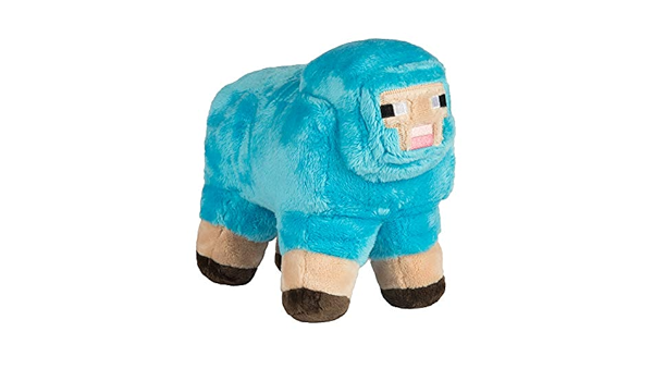 Amazon Jinx Minecraft Minecon Earth 17 羊のぬいぐるみ ターコイズ 長さ10インチ ぬいぐるみ おもちゃ