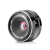 Meike 25mm F1.8 APS-C 大口径広角レンズ マニュアルフォーカスレンズ Sony Eマウントミラーレスカメラ NEX 3 3N 5 NEX 5T NEX 6 7 A6400 A5000 A5100 A6000 A6100 A6300 A6500 A660に対応 0 A677 00