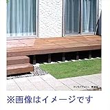 タカショー　タンモクアッシュ　デッキセット(根太・束柱アルミ仕様）　ノンビス仕様　2間×6尺　無塗装　「2017年秋　新商品」　『ウッドデッキ　天然木』