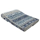 クリッパン KLIPPAN ウールブランケット 2266-01 Sarekグレー／ブルー 130x180cm Wool Blankets ひざ掛け 毛布 オフィス ふわふわ 北欧ブランド [並行輸入品