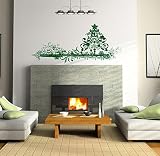 Merry Christmas fir-tree Happy New Year Toys Kids Room Childrenスタイリッシュな壁アートステッカーデカールg8899