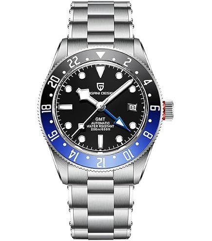 Amazon.co.jp: RELAX リラックス 王冠ロゴ GMT12-S カスタム腕時計 GMT