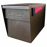 メールBoss 7106 Curbsideセキュリティロックメールボックス 21 in. D x 11.125 in. W x 13.75 in. H 7108 1
