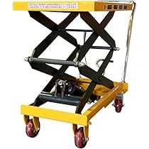 Amazon.co.jp: リフトテーブル 油圧式 昇降台車 最高位1465mm
