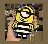 即納 全国送料無料 ストラップ付き 可愛いミニオンズiphoneケース Minions携帯ケー...
