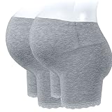 Deylaying 2枚組 新 マタニティショーツ パンツ 妊娠中の女性 ウェア のズボン M-XXLサイズ
