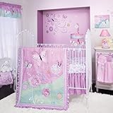 子羊＆アイビーベビーベッド寝具セット、万華鏡、4ピース