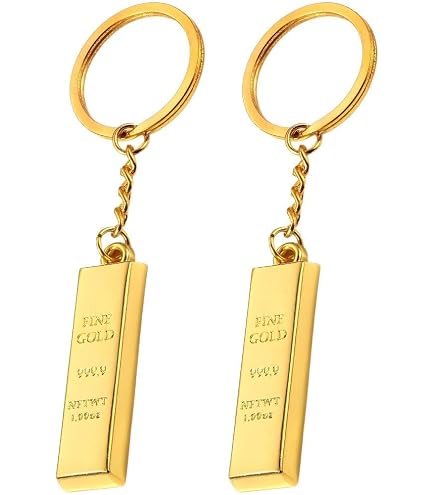 Amazon.co.jp: Toivexa 金の棒 キーホルダー キーリング