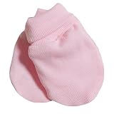 【低出生体重児】【早産児】【未熟児】【IUGR】【NICU】用　ベビー服：ミトン　ピンク