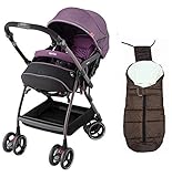 アップリカ　オプティアプレミアム パープル PP + フットマフ BR