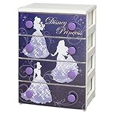 アイリスオーヤマ チェスト クリアパネル4段 幅55 プリンセスALL CHG-554