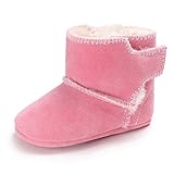 Tovadoo ベビーシューズ スノーブーツ 男の子 女の子 秋冬 多色 ファー 厚手 暖かい ベーシック 歩行練習 つま先保護 ギフト 0-18ヶ月