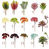 Fenteer プラスチック製　人工観葉植物　DIY　多肉植物　ホーム　装飾　インテリア　グリーン　４個入り