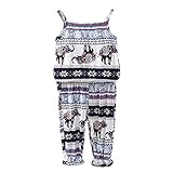 Domybest ベビー服 トップス+パンツ キャミソール女の子 子供服 Tシャツ ノースリーブ 可愛い 花柄 超柔らかい 快適 ホリデー 普段着 カジュアル ホーム着 プレゼント 春 夏 2点入り 