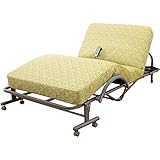 電動リクライニングベッド 極厚高反発スプリングマット 収納式 シングル