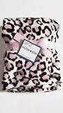 Cutie Pie Baby Blanket Cream with Pink & Brown Leopard Print by Cutie ie