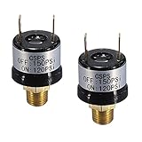 Baoblaze 2個　120PSI~150PSI　エアーコンプレッサー　空気圧スイッチ　コントロール　12V