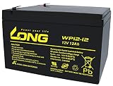 ロング (KUNG LONG BATTERIES) 産業用鉛蓄電池 (12V-12Ah) PE12V12/互換 (標準系) WP12-12