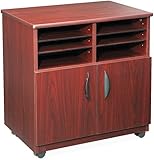 Safco Products 1851MH Mobile Machine Stand with Sorter Mahogany [並行輸入品]