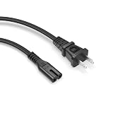 Superer PSE認証 125V/7A 対応 シャープ テレビ 電源コード｜AQUOS互換用 液晶テレビ 電源ケーブル｜メガネ型 C7ケーブル｜家電用 1.2 m 電源コード