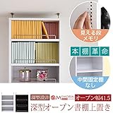 MEMORIA 棚板が1cmピッチで可動する 深型オープン上置き幅41.5