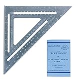 Swanson Big T0108 12 Speed Square Layout Tool with Blue Book [並行輸入品]