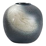 6.5花彫金彩花瓶(信楽焼) [19 x 18.5cm 1608g] 【傘立て】 | 料亭 旅館 和食器 飲食店 おしゃれ 食器 業務用