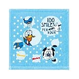 内野 ディズニー フォーチュンフレンズ タオルハンカチ ブルー【サイズ】約25×25cm