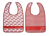 Lunchskins Dishwasher Safe Pocket Bib Set (Red Car) by LunchSkins