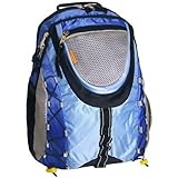 Children Sports Outdoor Backpack w/ Daily Chain / Student School Bookbag, Blue [並行輸入品]