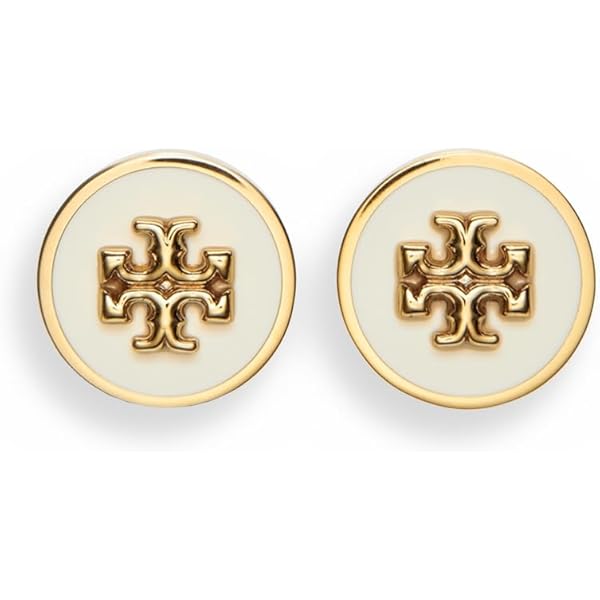 Amazon | Tory Burch レディース アイコン エナメル ハギーイヤリング