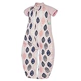 ergoPouch 1 TOG Organic Cotton & Bamboo Sleeping Bag, Aqua Leaf, 12-36 Months by Ergo Pouch