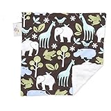 Baby Elephant Ears Ultra Soft Baby Blanket (Mini (12x12), Zoology Blue) by Baby Elephant Ears